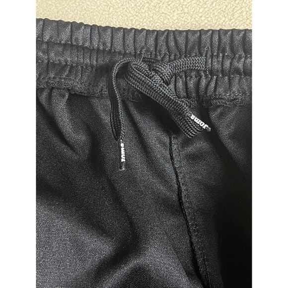 Joma‎ Jogger Track Pants Mens L Elastic Waist Pockets Ankle Zip Tapered Black - Picture 5 of 11